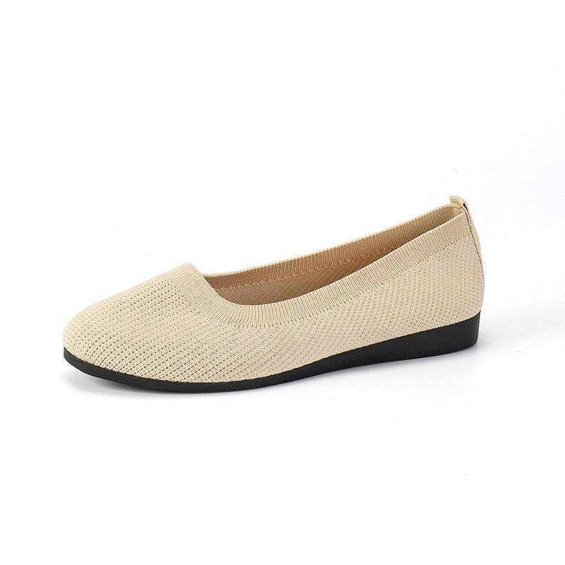 Rib Knit Ballet Flat 8