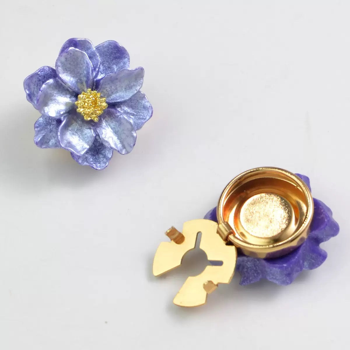 Camellia Shirt-Button Covers 2