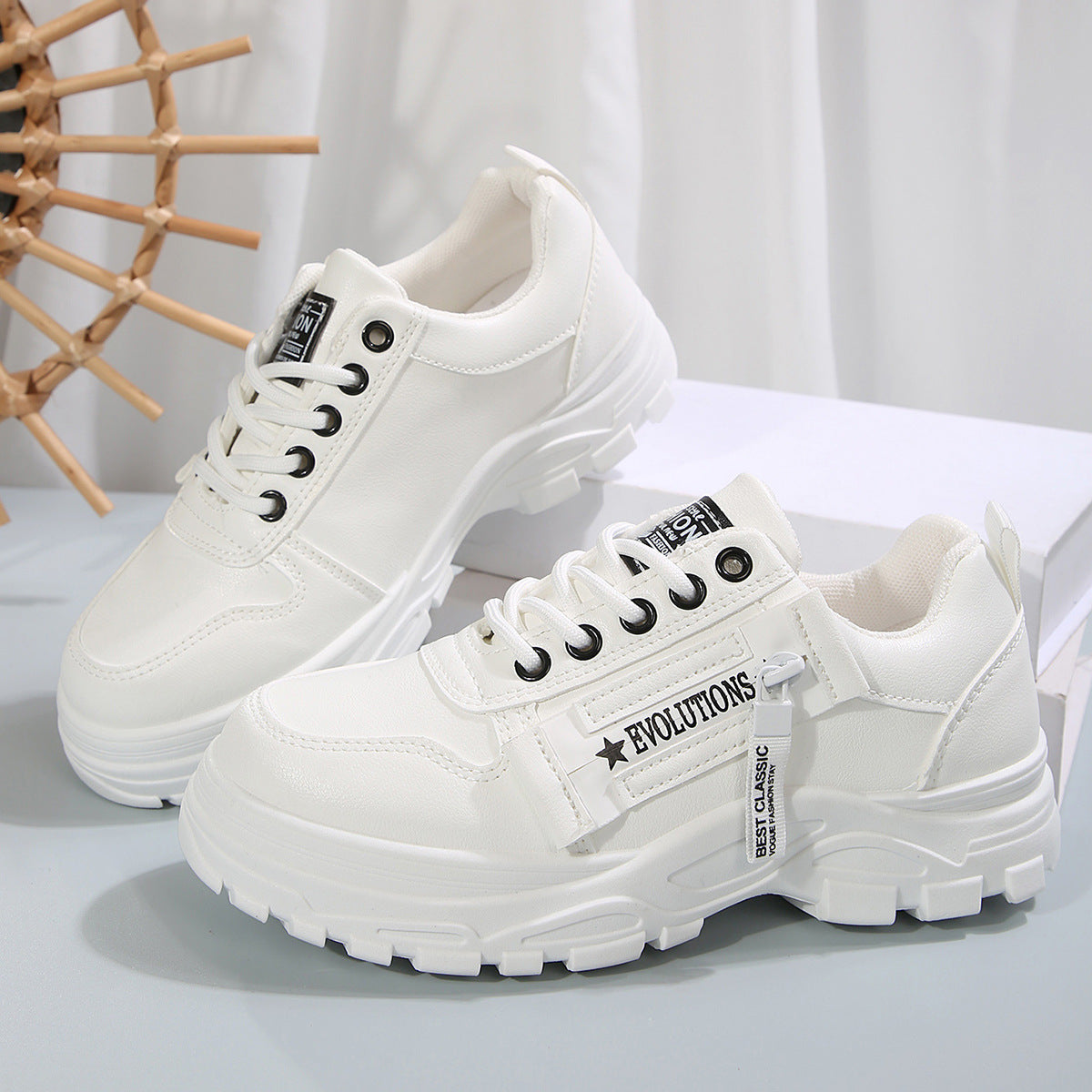 Side-Zip Thick-Sole Sneaker 4
