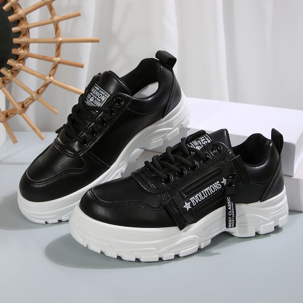 Side-Zip Thick-Sole Sneaker 8