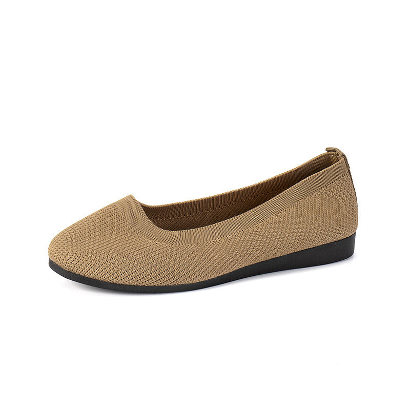 Rib Knit Ballet Flat 7