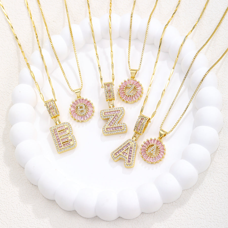 Initial Pendant Necklace 1