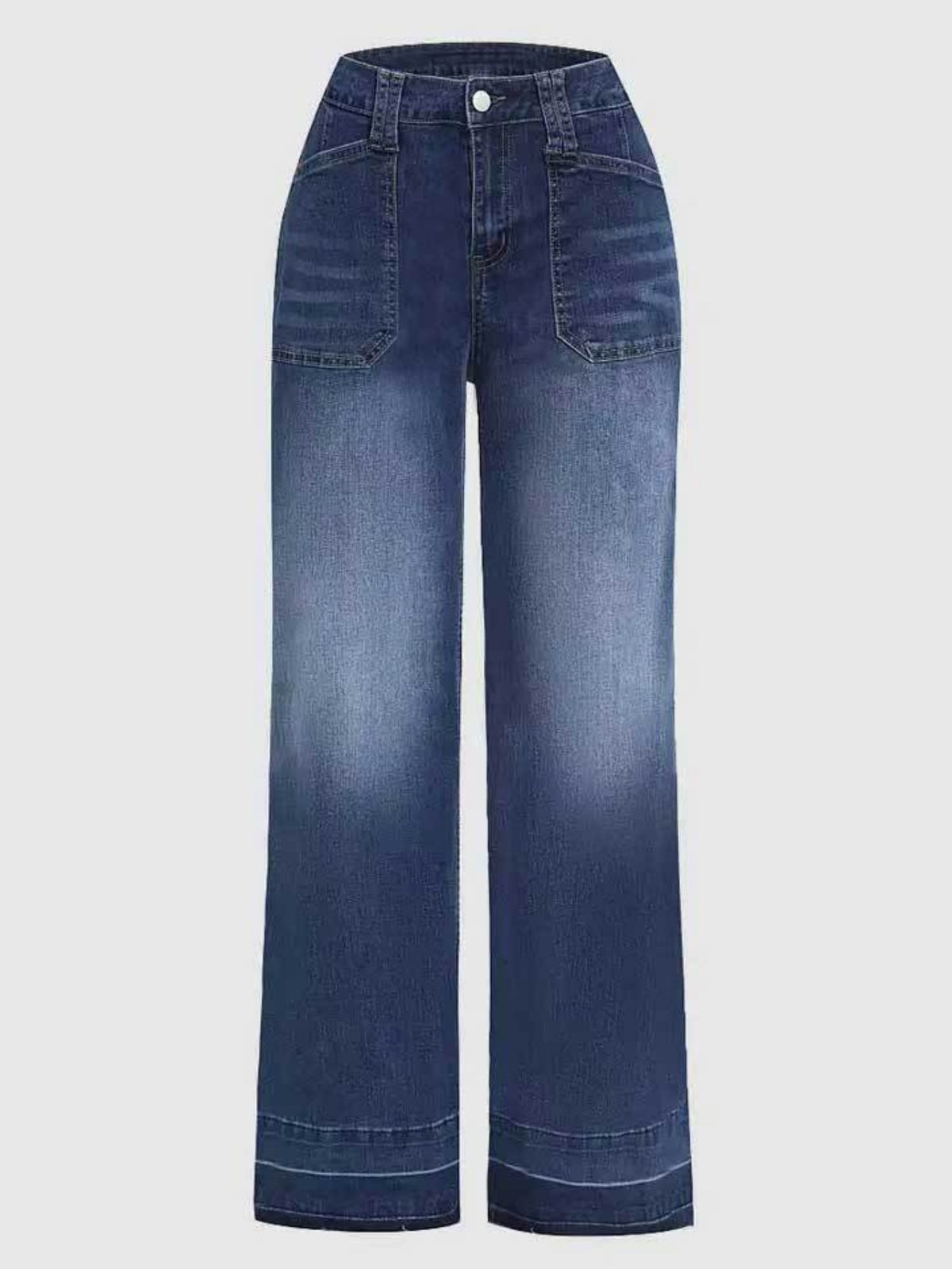 Wide Leg Straight Leg Jeans 3