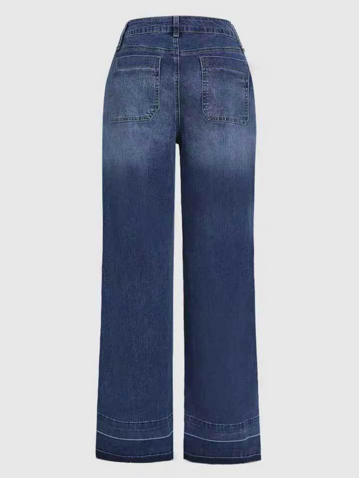 Wide Leg Straight Leg Jeans 1