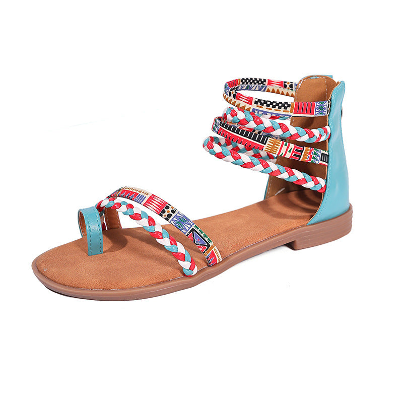 Woven Gladiator Sandal 4