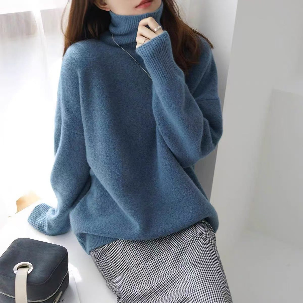 Thick Turtleneck Sweater 4