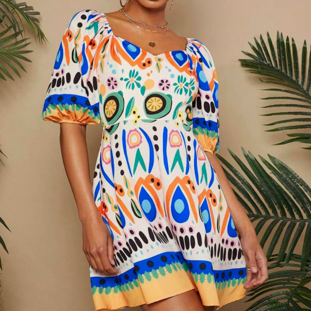 Bubble Knit Mini Dress 1
