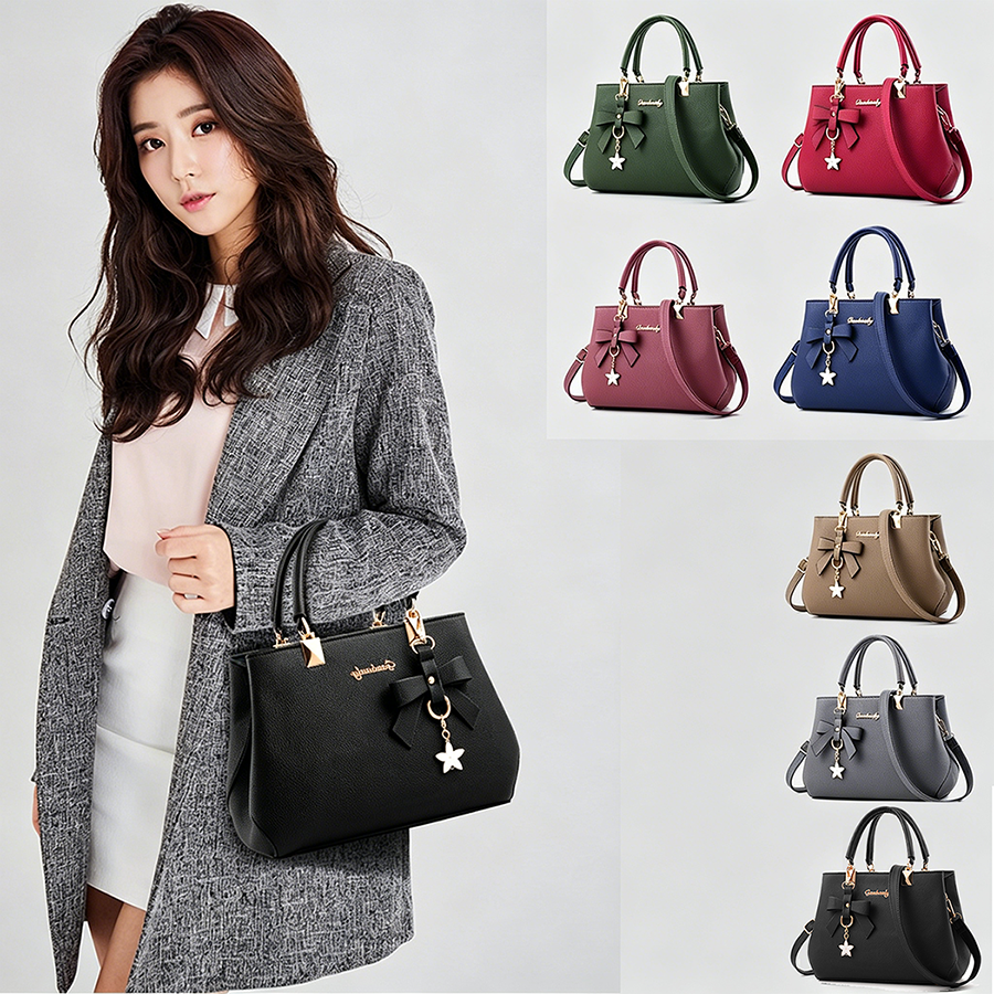 Bow Top-Handle Shoulder Satchel 1