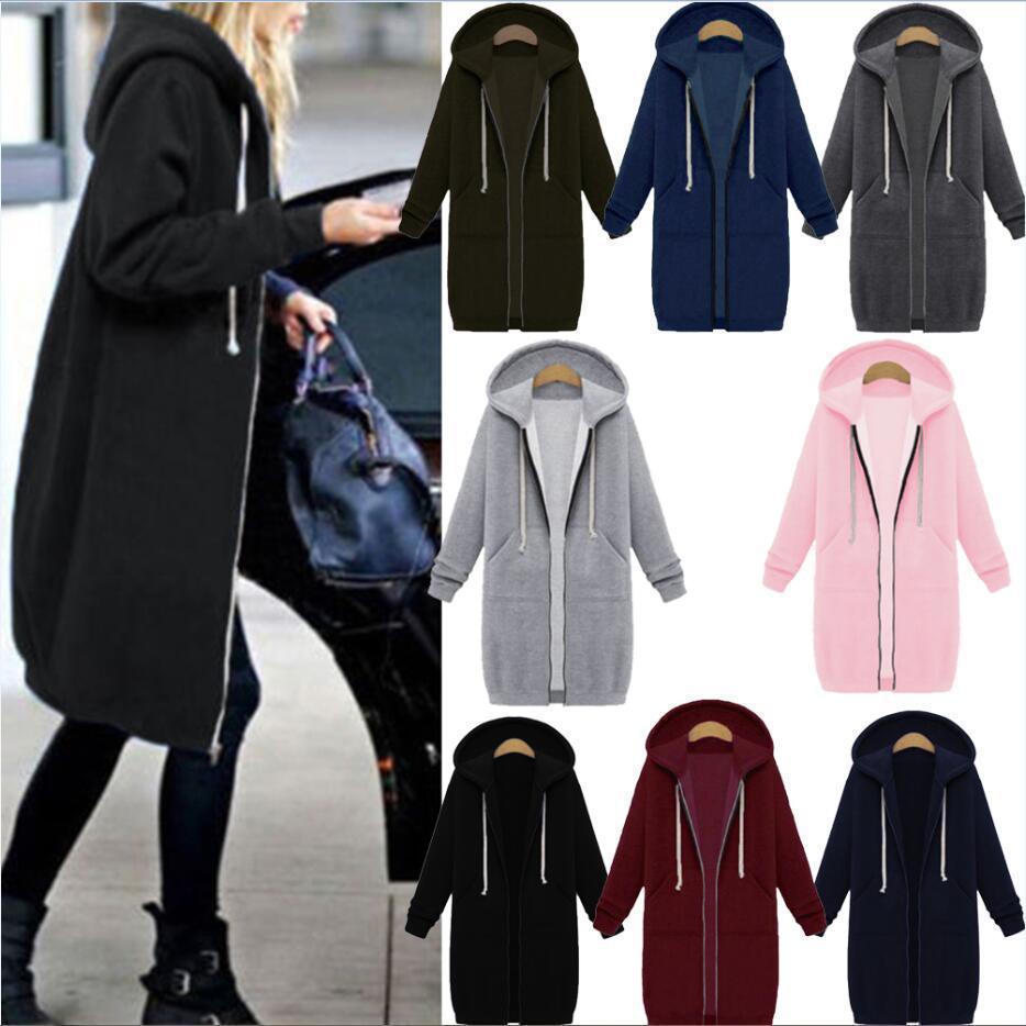 Longline Hooded Fleece Zip 1