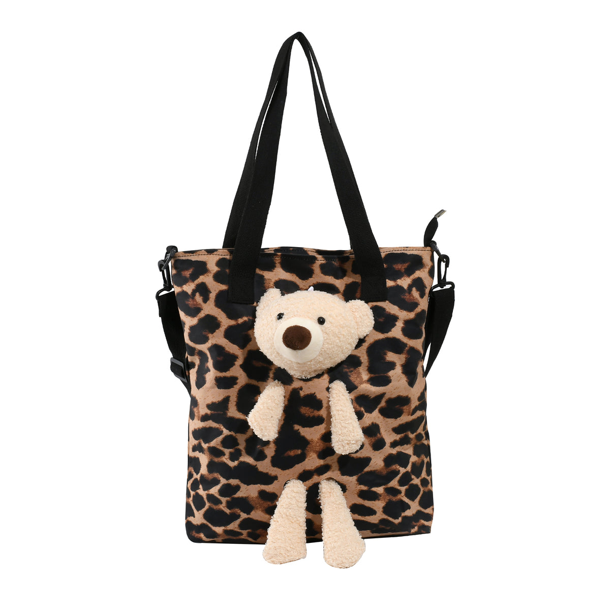 Leopard Teddy-Bear Tote 1