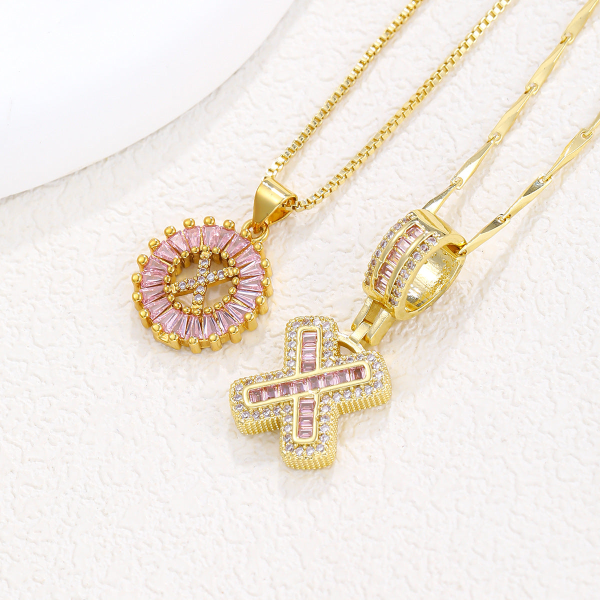 Initial Pendant Necklace 10