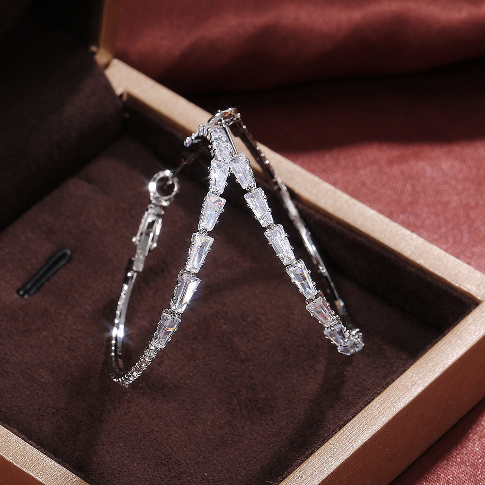 Baguette Sawtooth Hoops 1